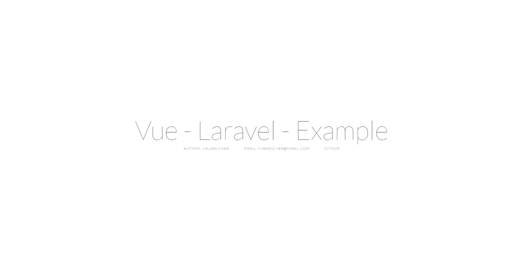 vue-laravel-example